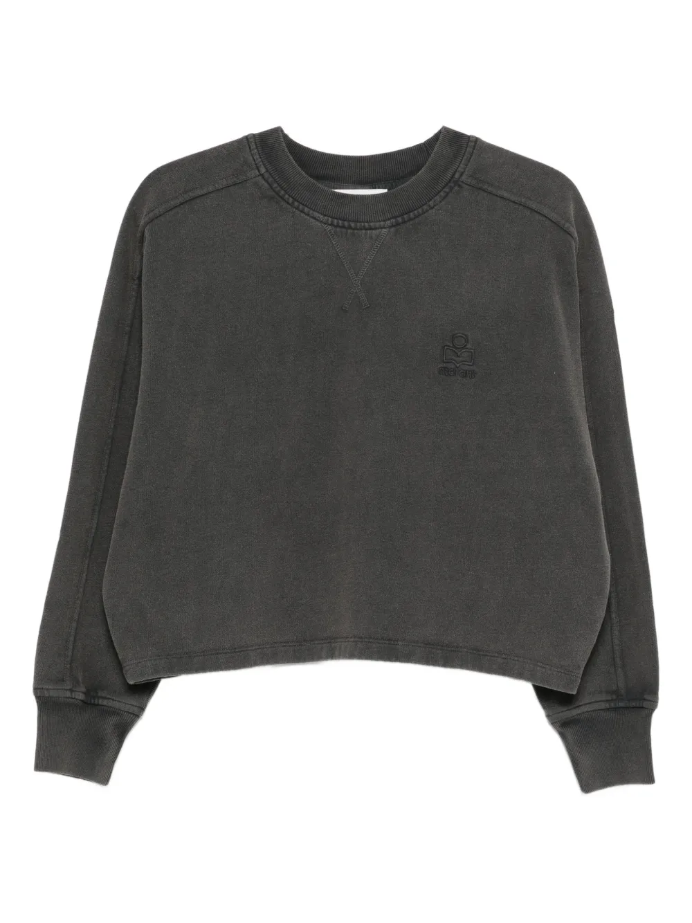 MARANT ÉTOILE Sunny logo-embroidered sweatshirt - Grigio