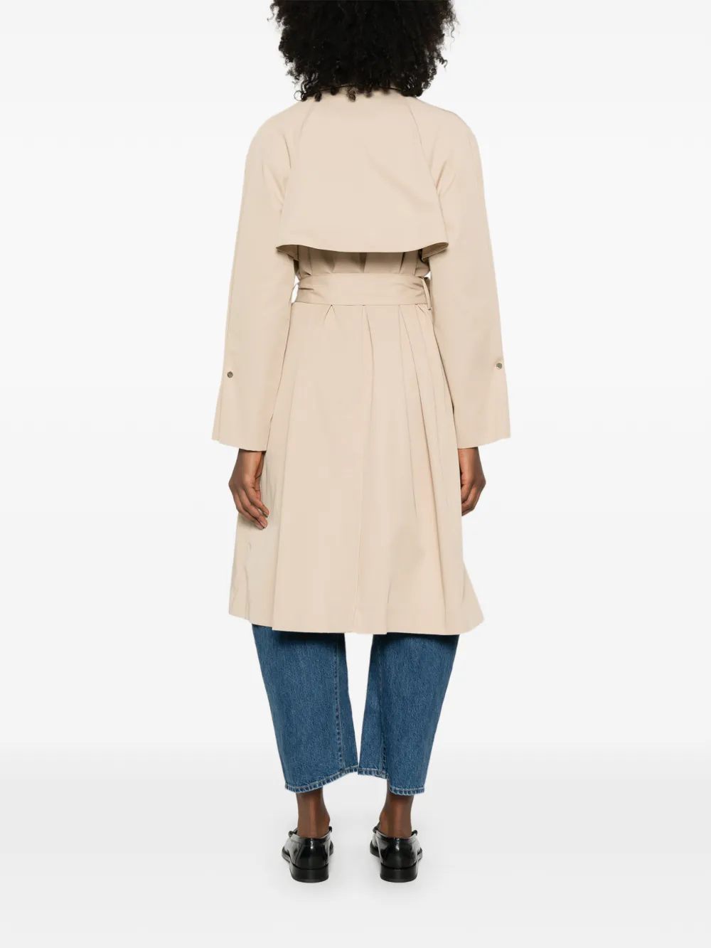 Emporio Armani Jas met ceintuur Beige