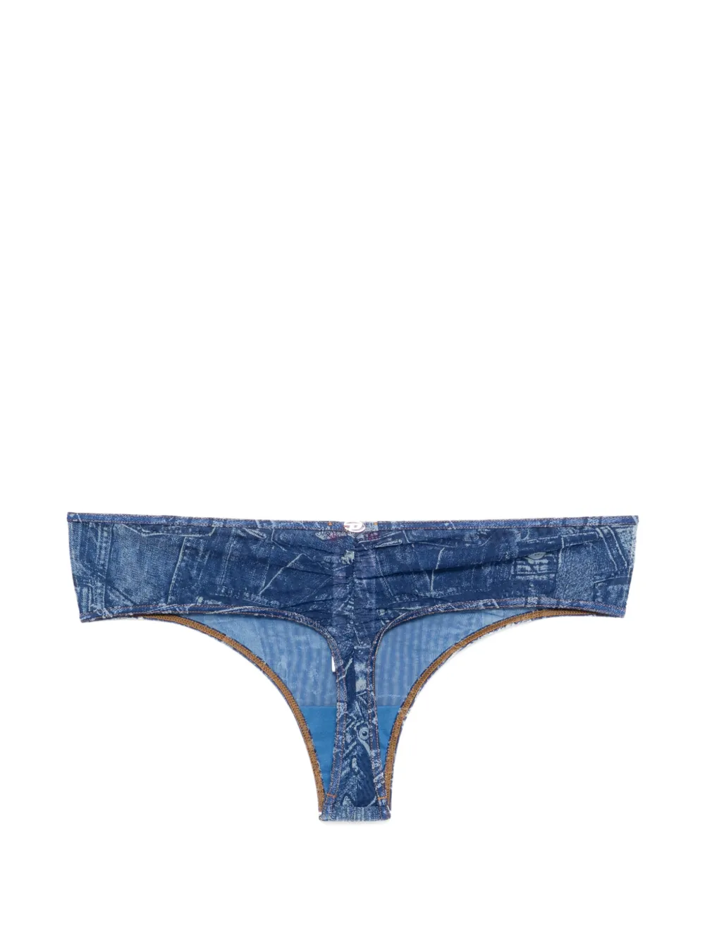 Diesel Slip met print Blauw