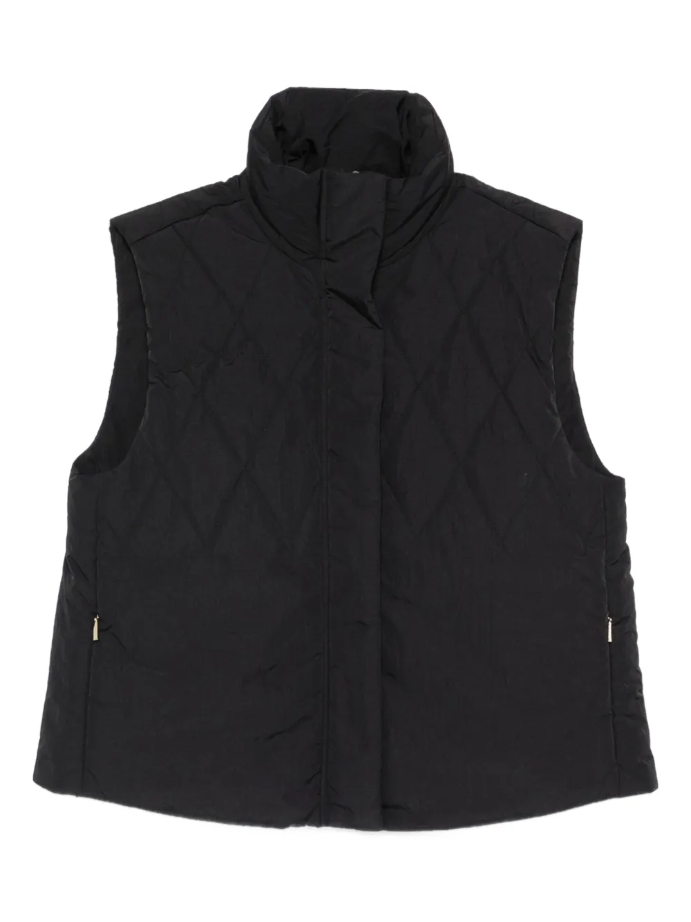 Emporio Armani quilted-pattern gilet - Black