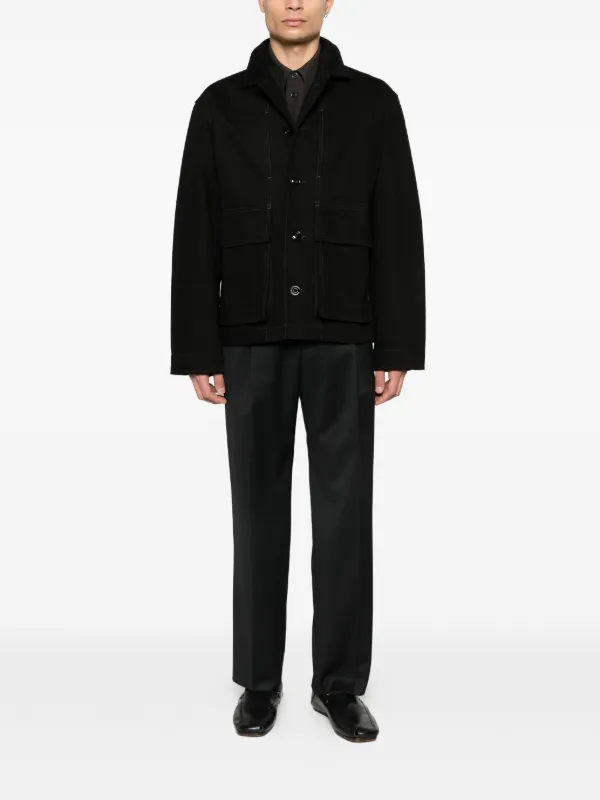 LEMAIRE ポケット シャツ | ブラック | FARFETCH JP
