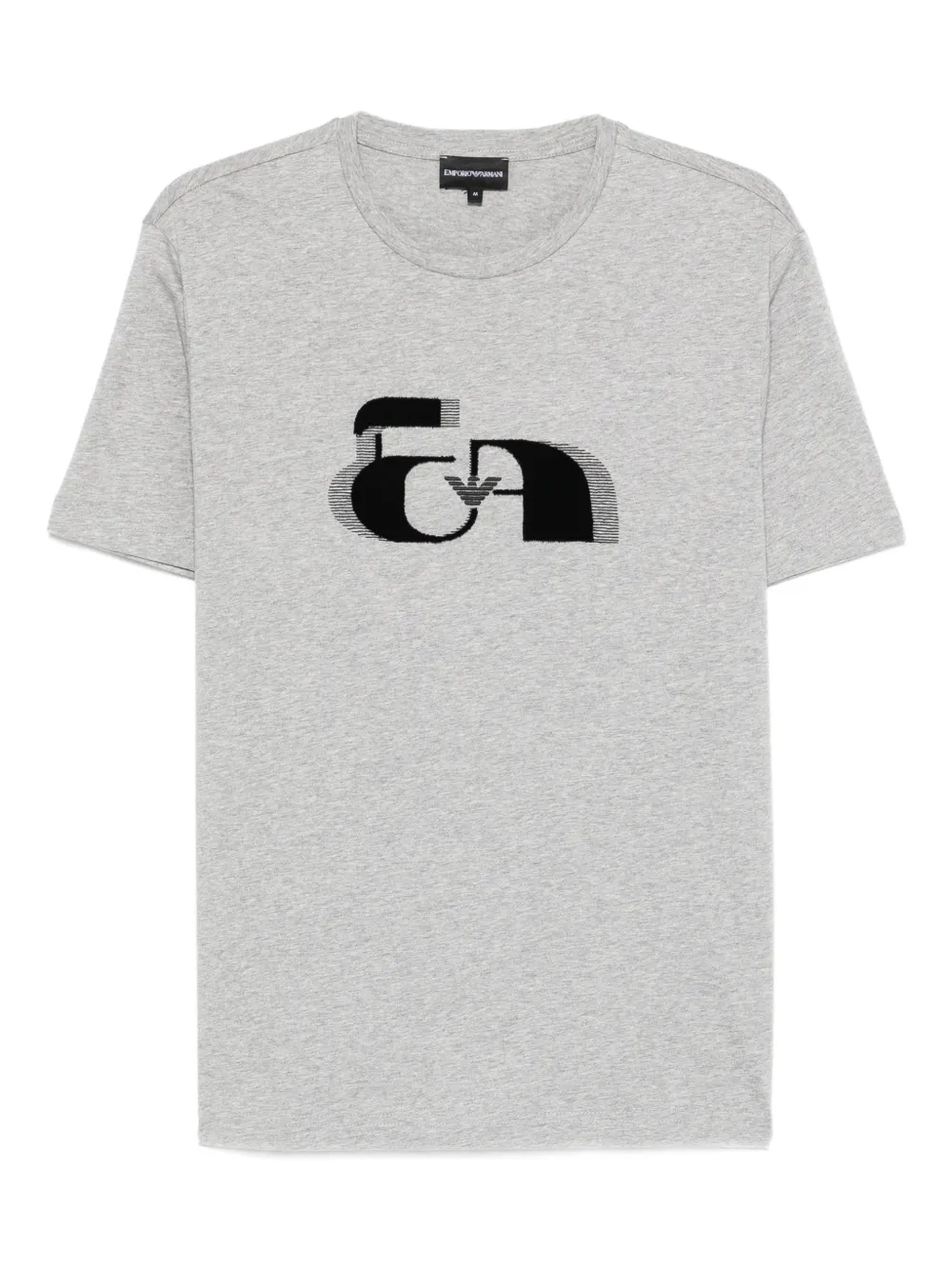Emporio Armani logo-graphic T-shirt - Grigio