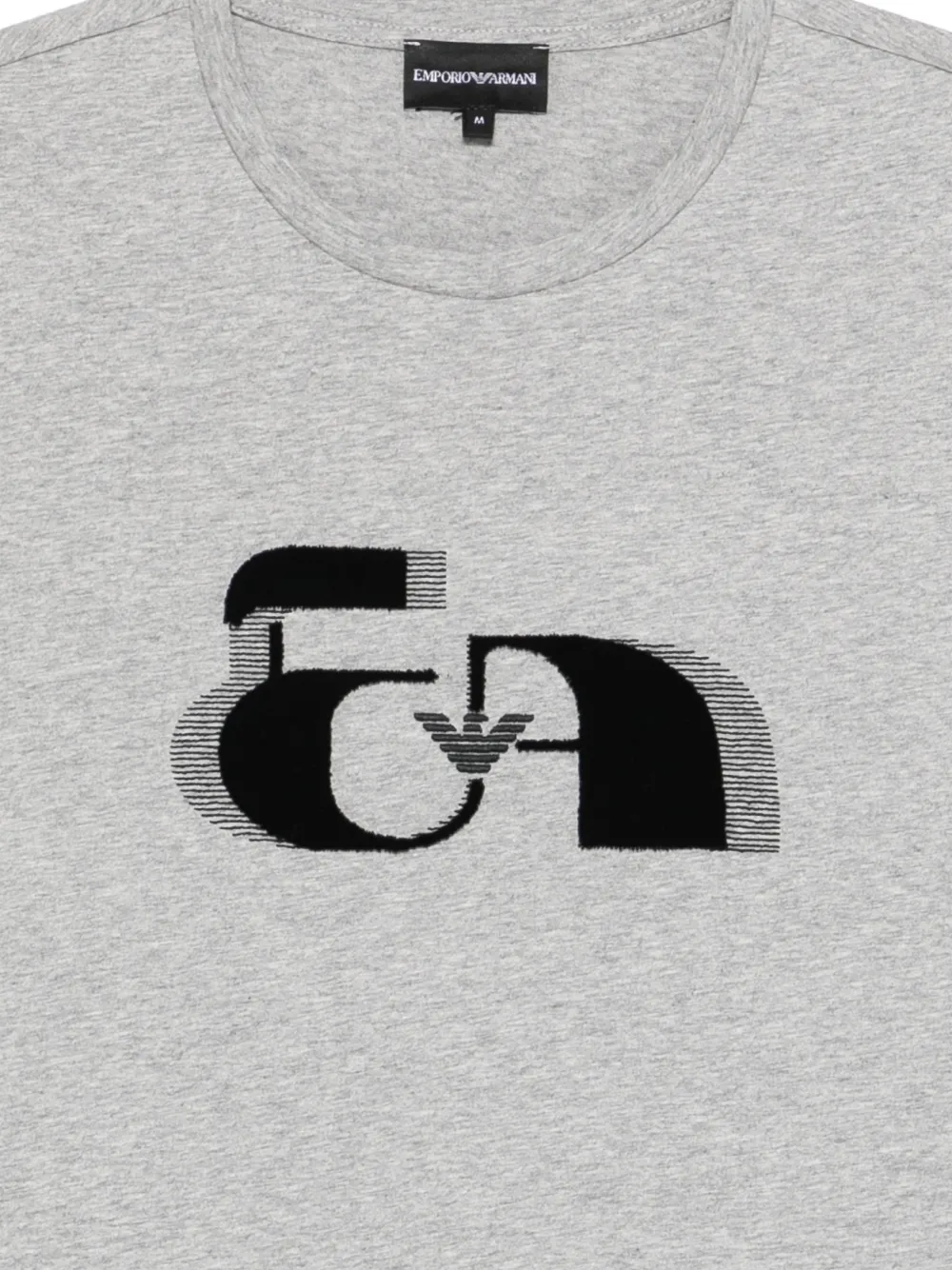 Emporio Armani T-shirt met logo Grijs