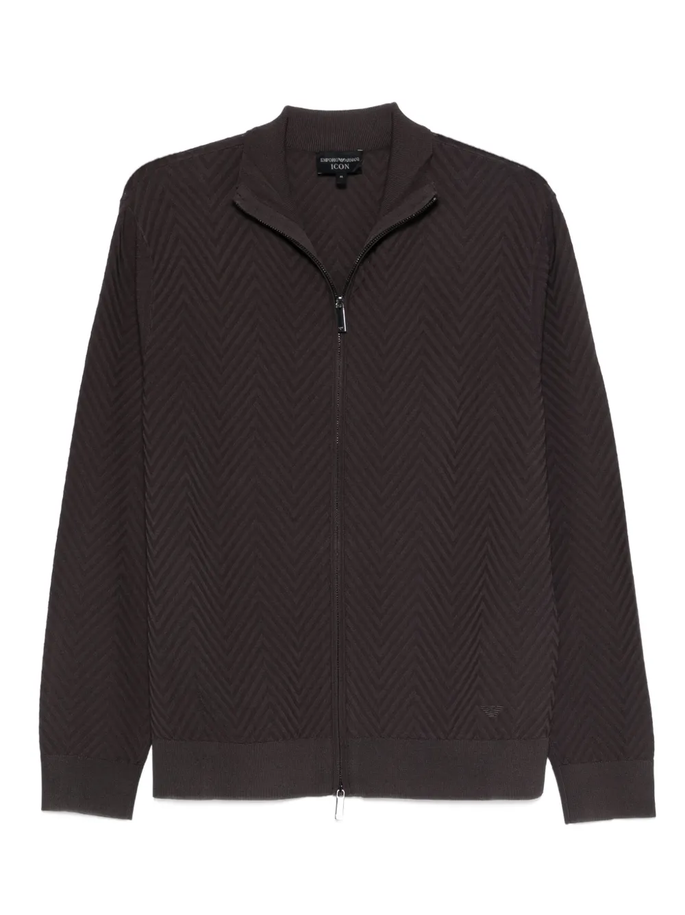 Emporio Armani zip-fastening sweater - Grau