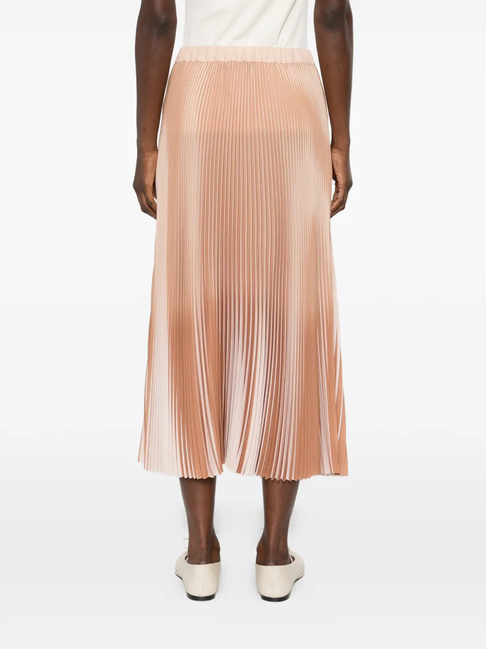 Fabiana Filippi Midi-plooirok Beige
