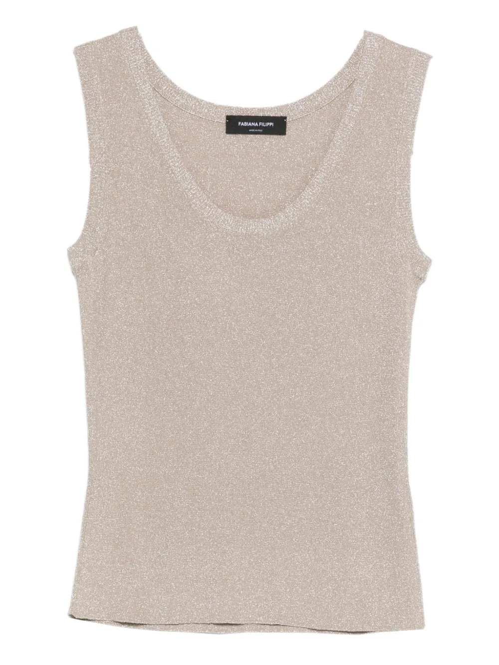 Fabiana Filippi sleeveless top - Toni neutri