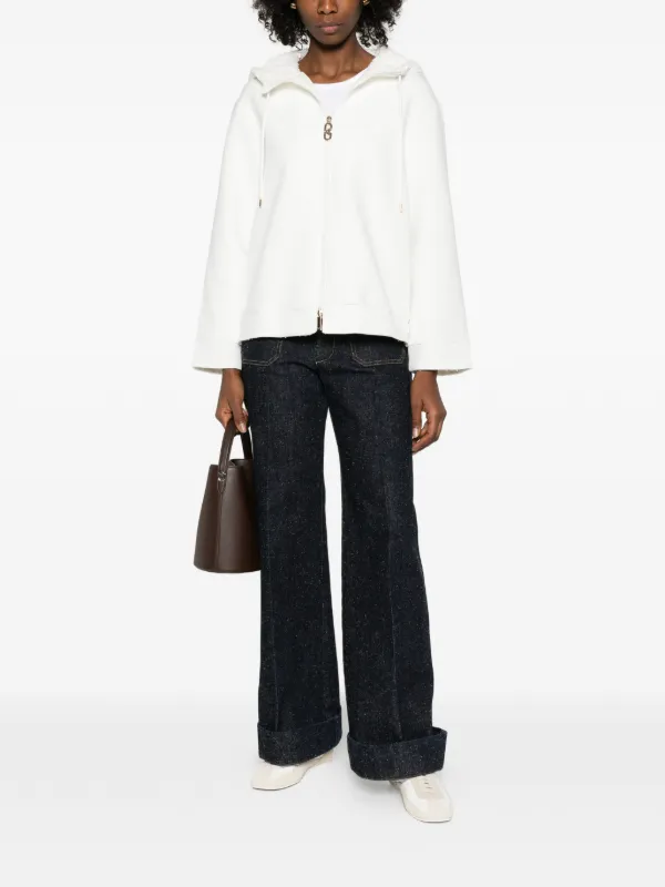 Emporio Armani ジップ パーカー | ホワイト | FARFETCH JP