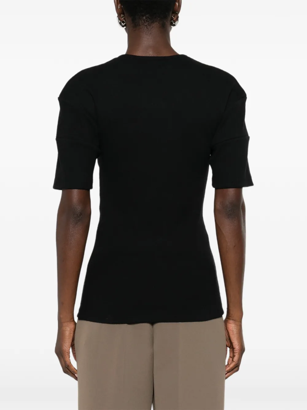 LEMAIRE T-shirt met korte mouwen Zwart