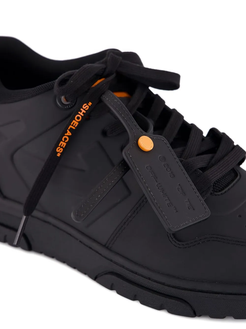 オフホワイトOFF-WHITE OW40001U c/o Off-White Out Of Office Molded Sneakers | Black | FARFETCH