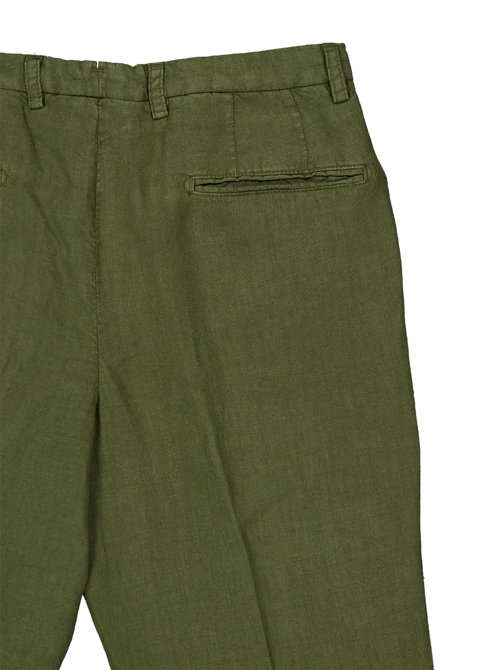 Boglioli Linnen broek Groen