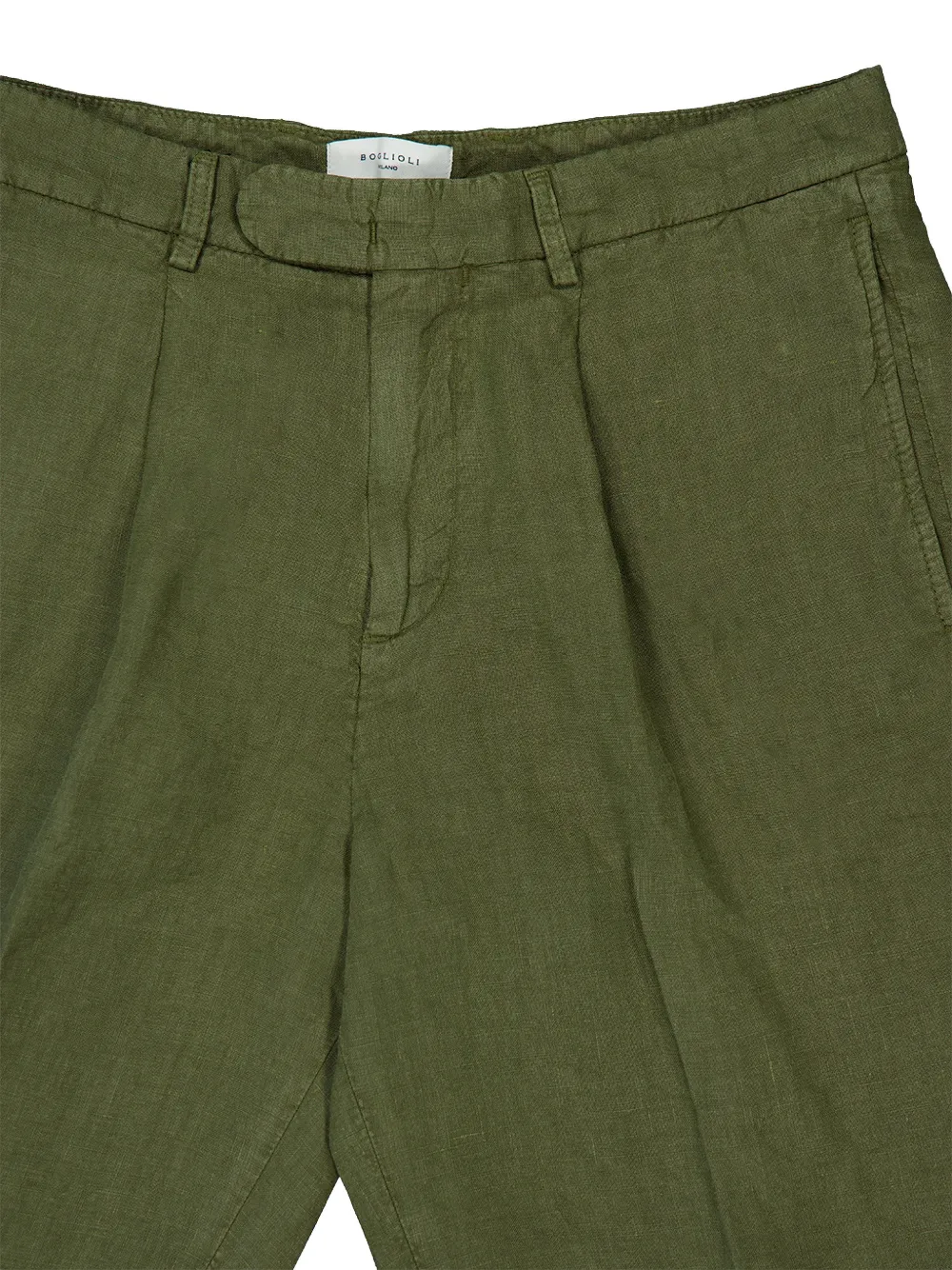  Boglioli Linen Bermuda Shorts - Green 