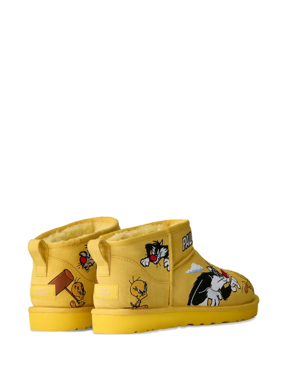 UGG x Palace x Looney Tunes Ultra kleine laarzen Geel