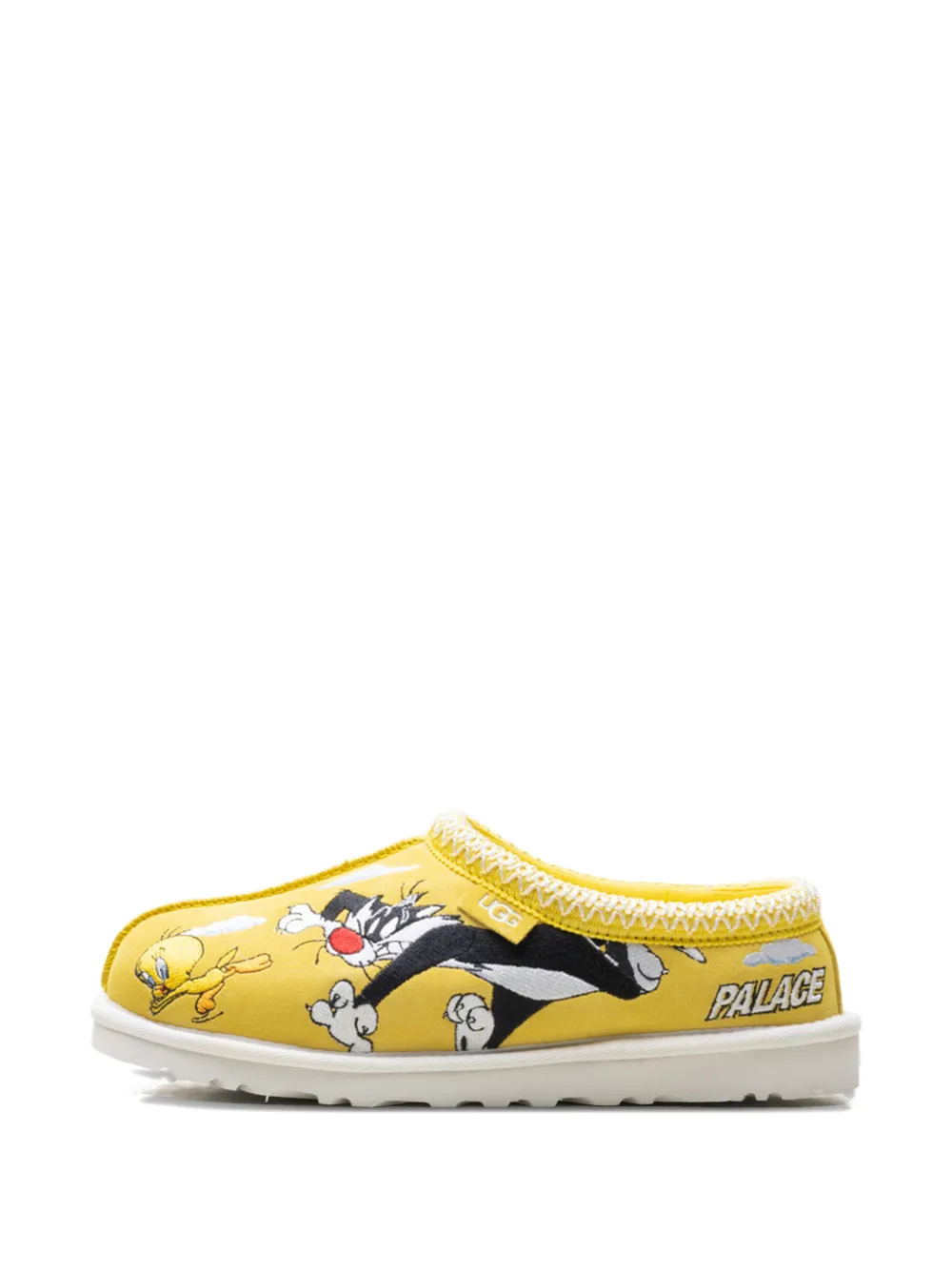UGG x Palace Looney Tunes cartoon-print tasman slippers - Giallo