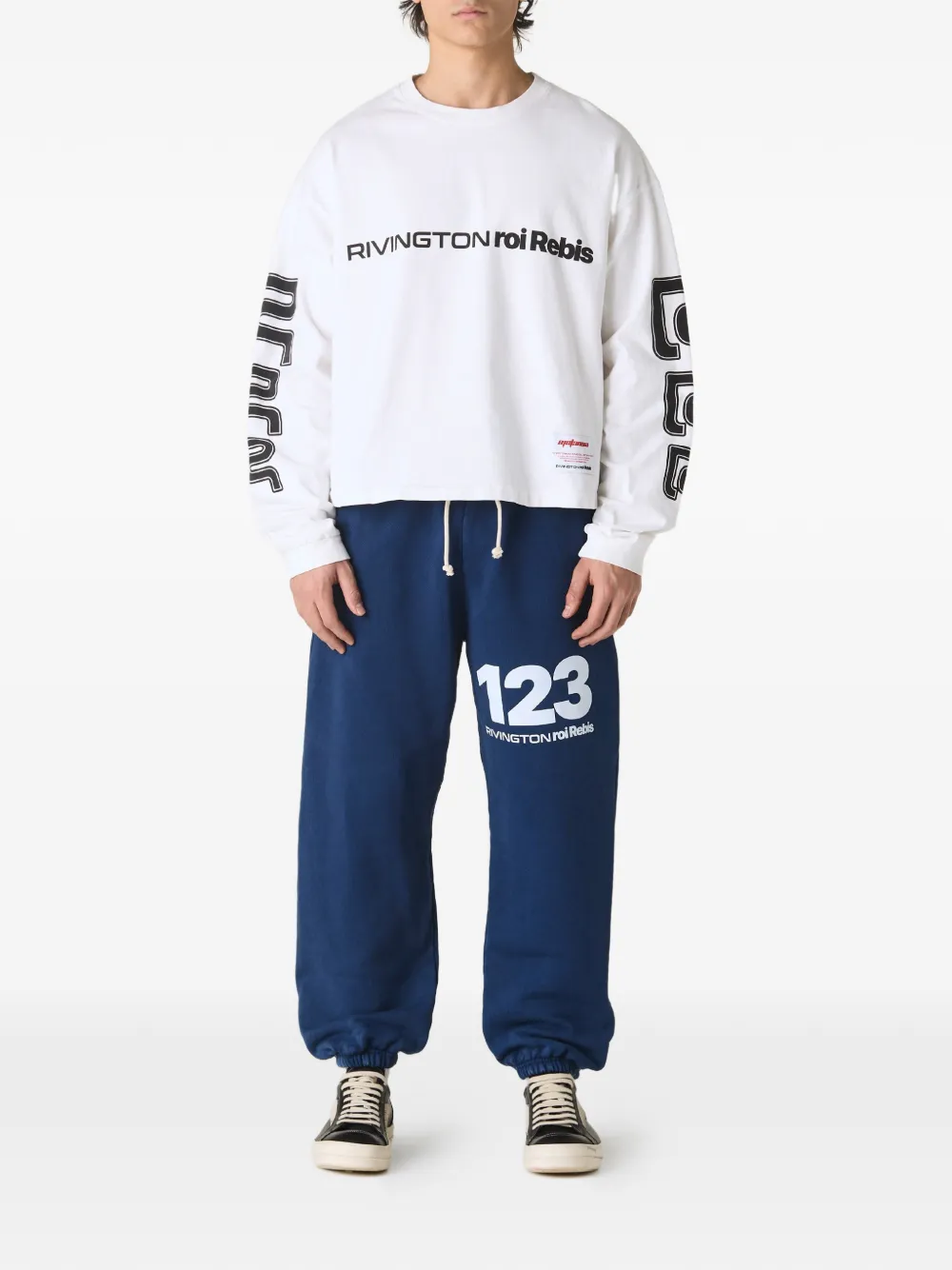 RRR123 Meta USO CVA LS long-sleeve T-shirt - Wit