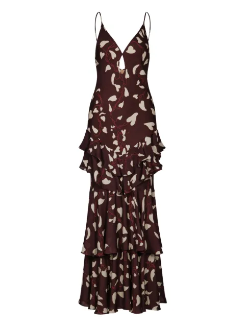 Johanna Ortiz Reinterpretation ruffled maxi dress