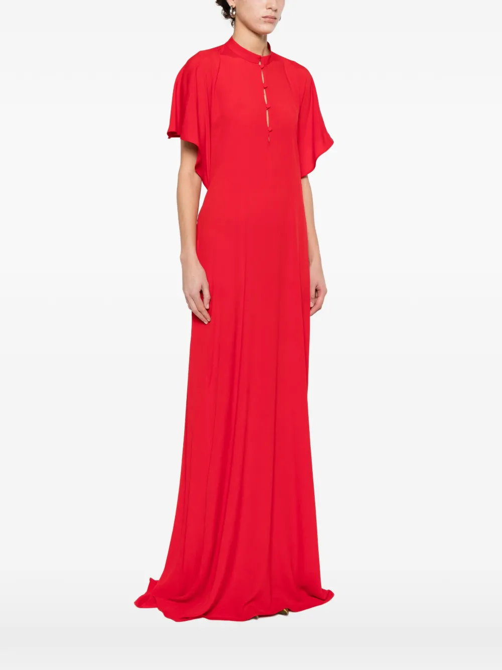  Nº21 Buttoned Maxi Dress - Red 
