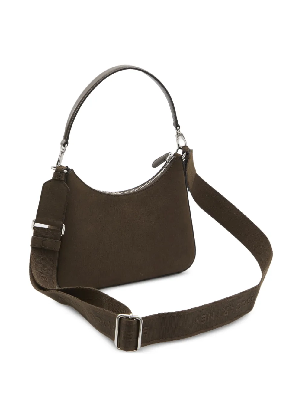 Stella McCartney Alter schoudertas met logo Bruin
