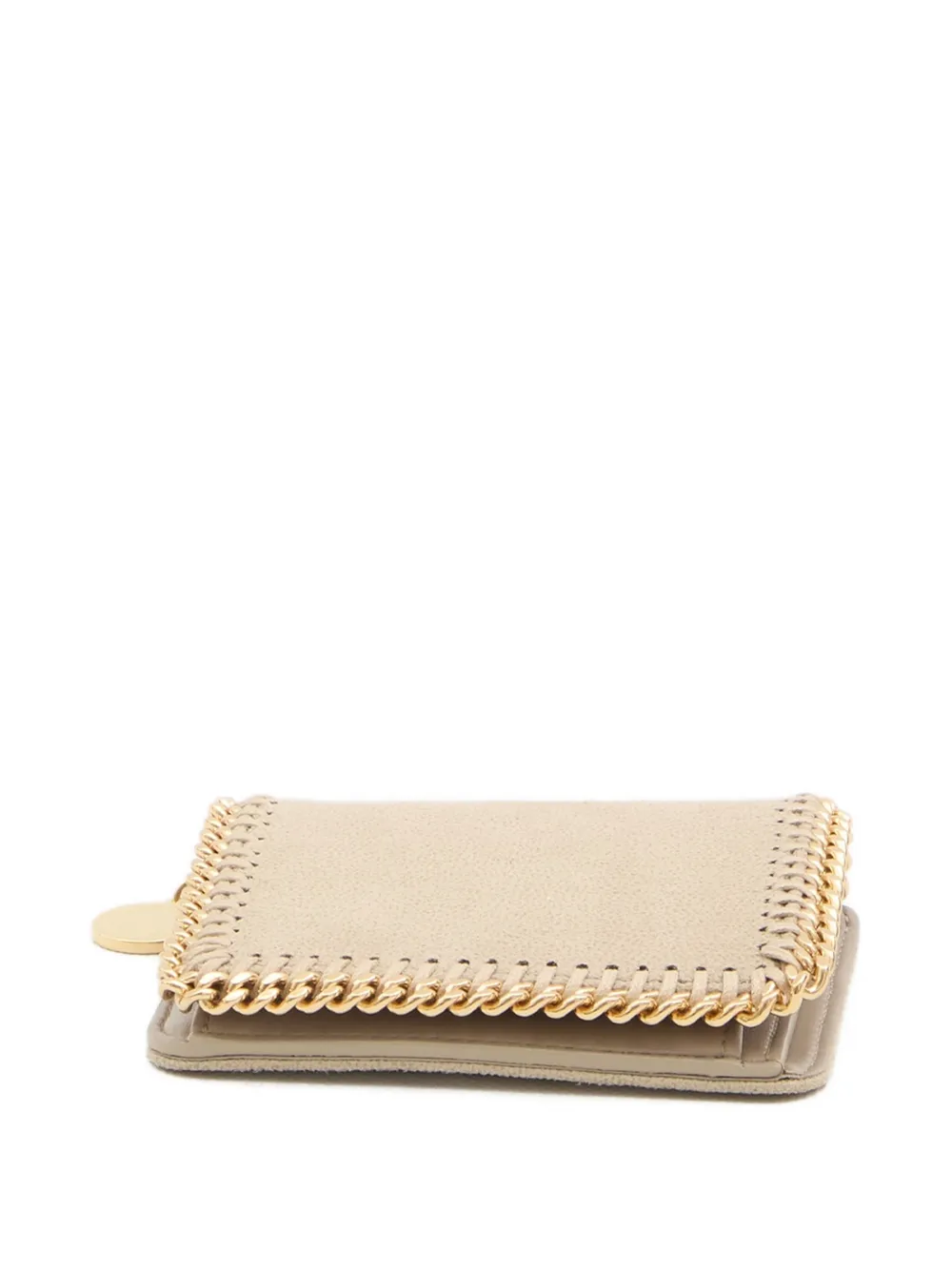 Stella McCartney Falabella portemonnee met ketting Beige