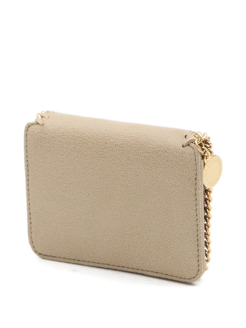 Stella McCartney Falabella chain bifold wallet - Beige