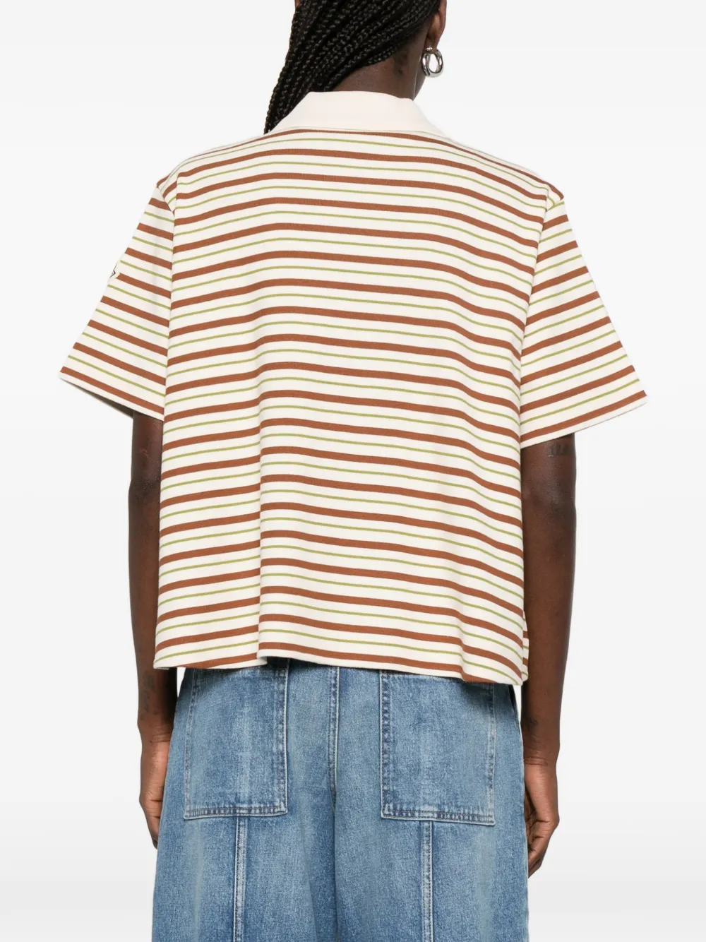 Moncler Gestreepte polotop Beige