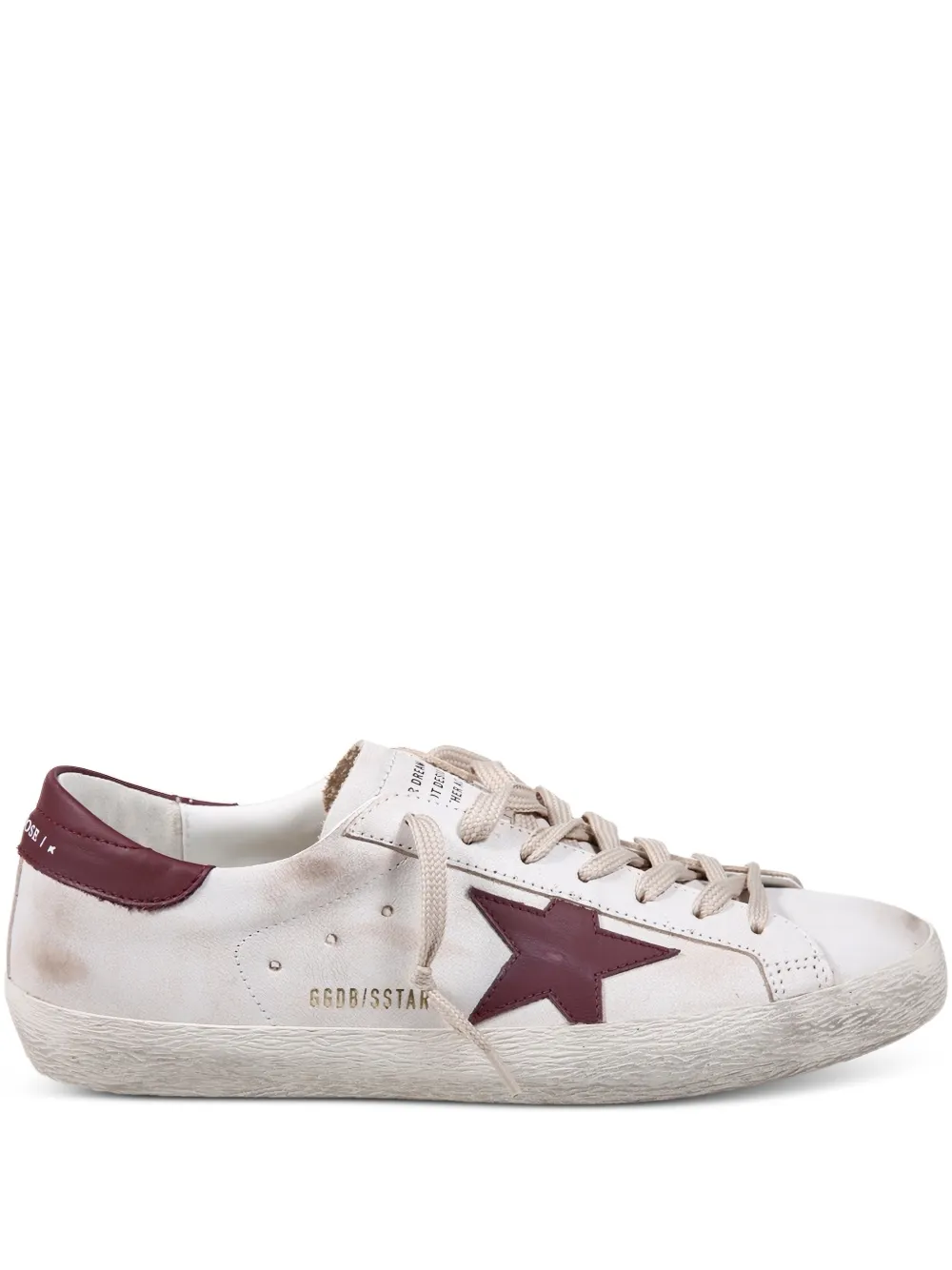 Golden Goose star-detail lace-up sneakers - Toni neutri
