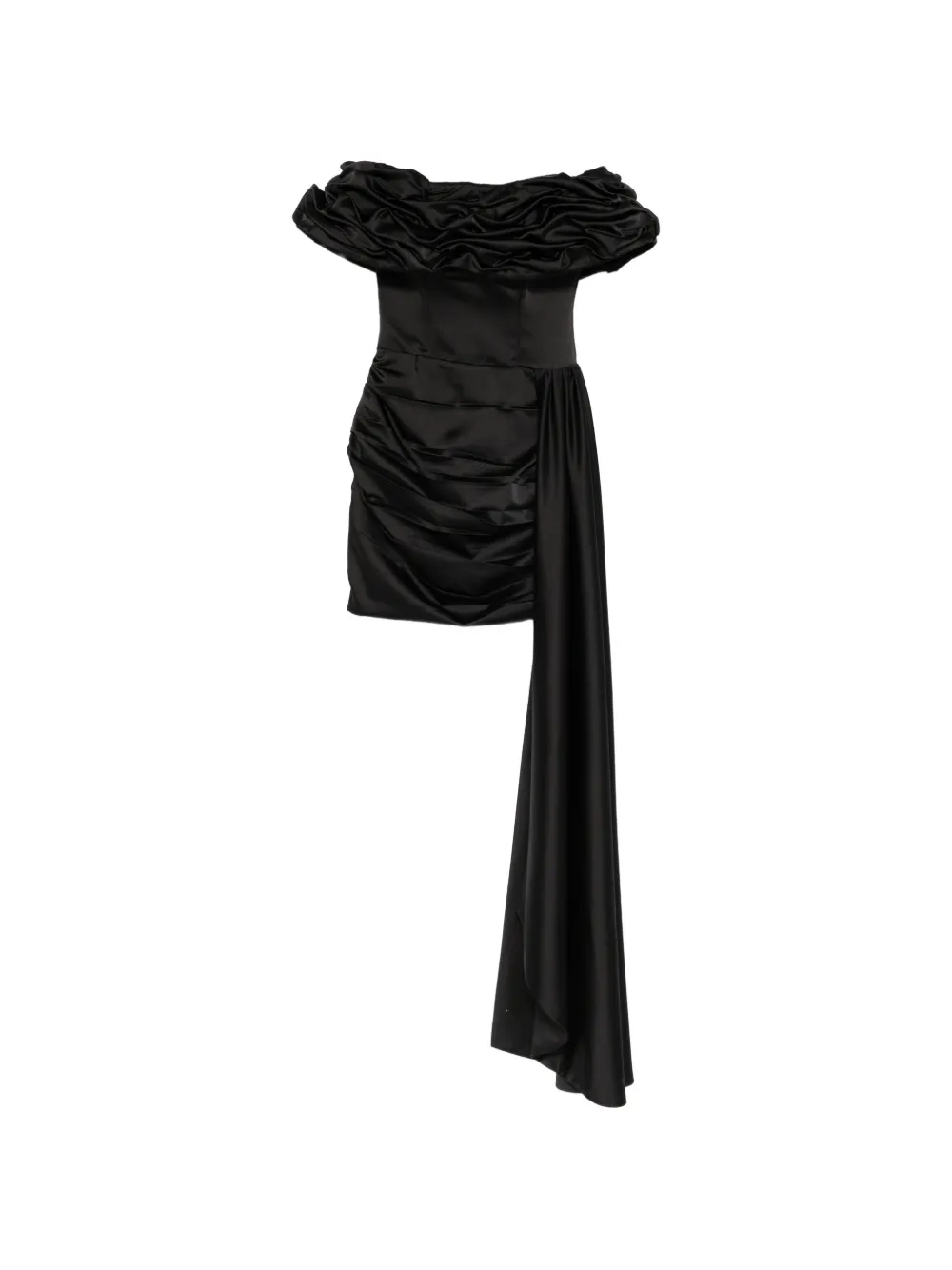MITILIANE COUTURE Abito con ruches - Nero