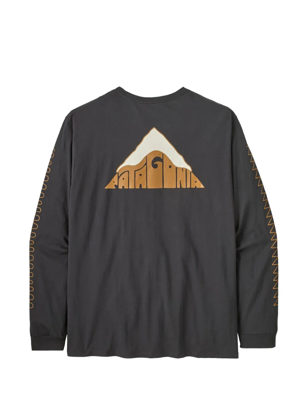 Patagonia graphic-print cotton sweater Grijs