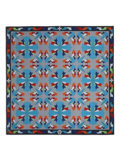 Chrome Hearts Ceiling floral-print scarf