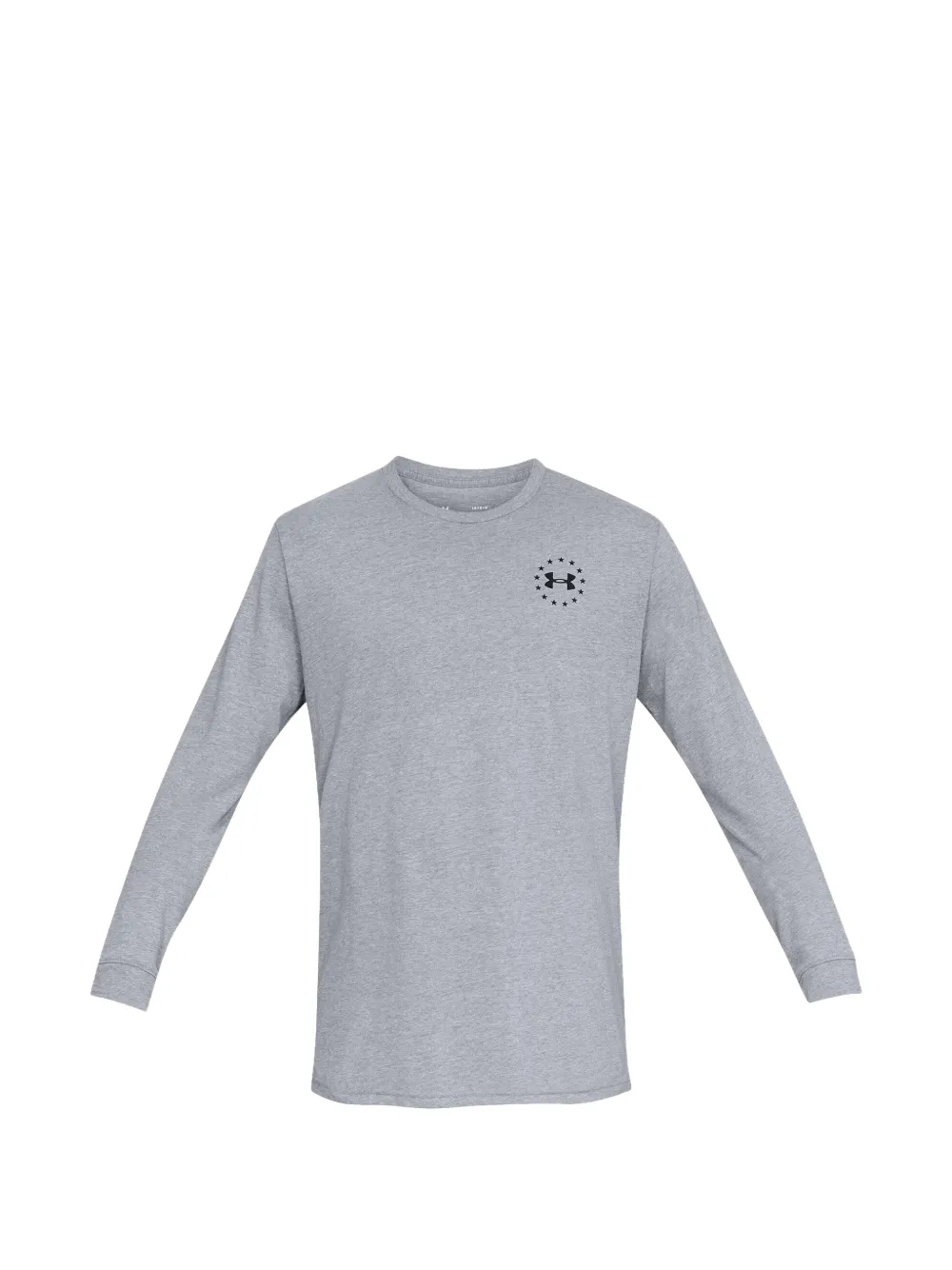 Under Armour T-shirt a maniche lunghe con logo - Grigio