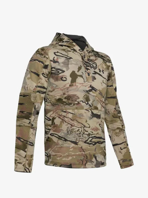 Under Armour camouflage ribbed hoodie