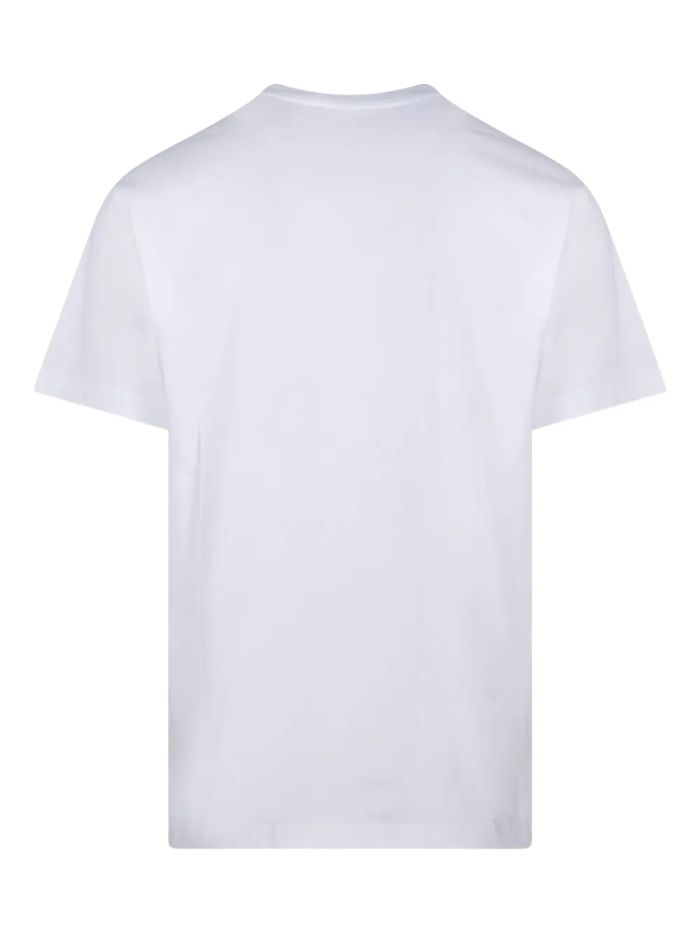 Gucci horsebit-embroidered stripe-detail T-shirt - Wit