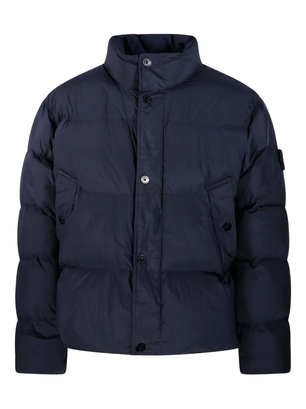 Stone Island Piumino trapuntato con bottoni - Blu