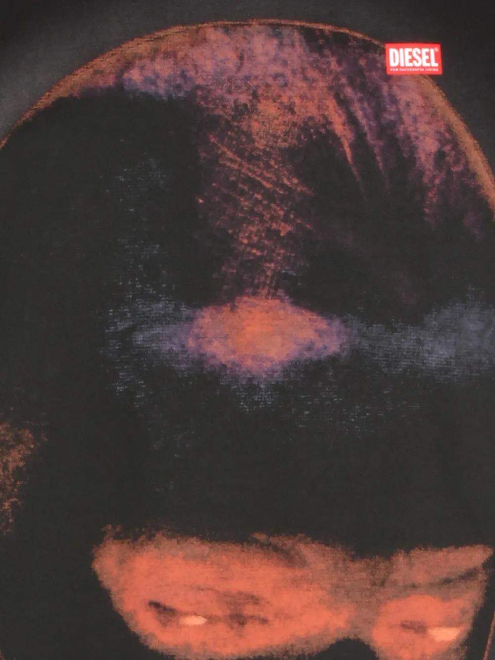 Diesel T-Cadoxt T-shirt met grafische print Zwart