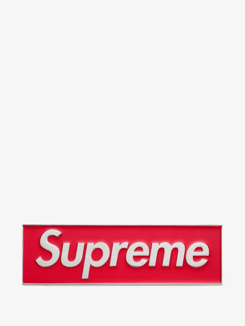 Supreme logo car emblem