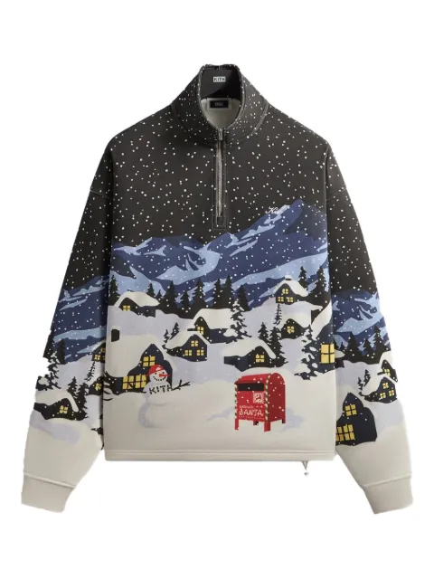 KITH Kithmas Village quarter zip sweatshirt