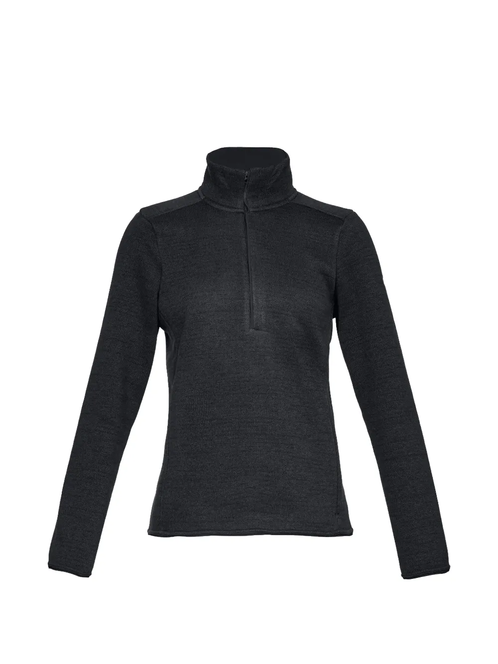 Under Armour Top con mezza zip - Nero