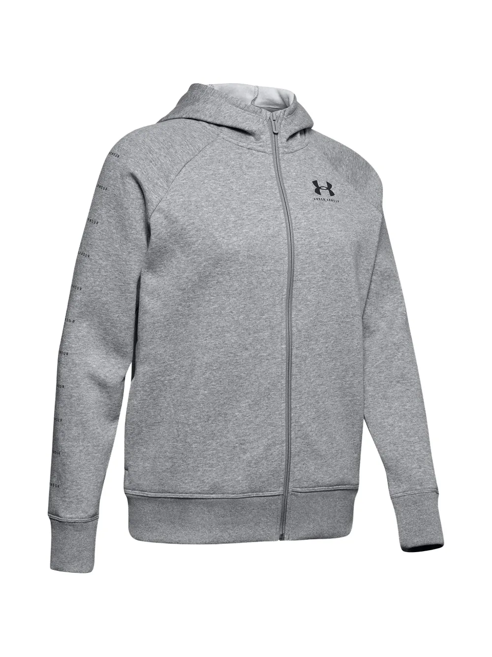 Under Armour Felpa con cappuccio e zip - Grigio