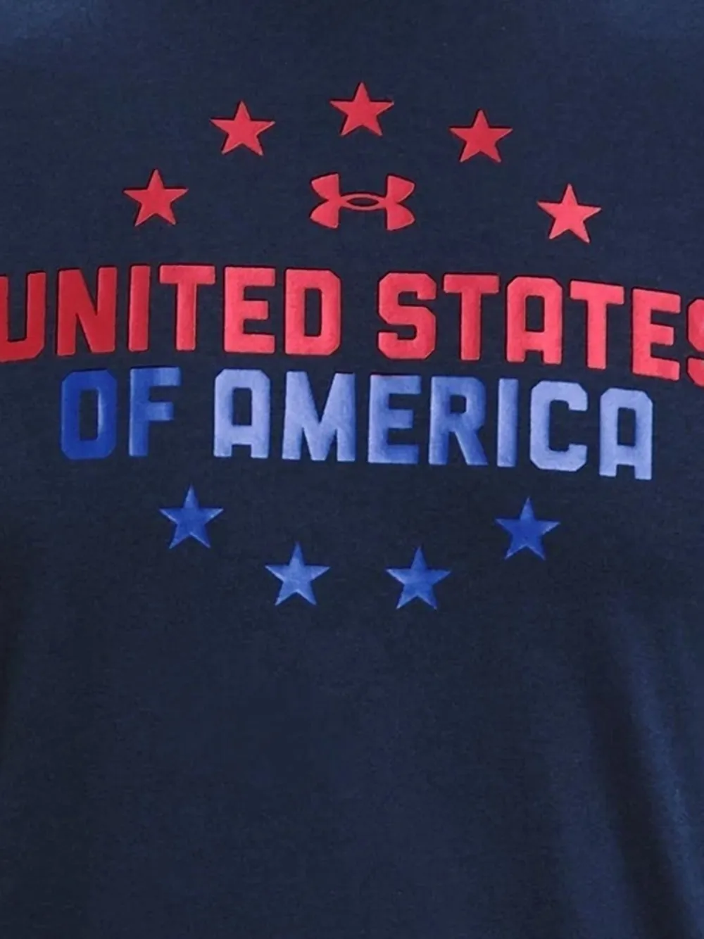 Under Armour Freedom USA T-shirt Blauw