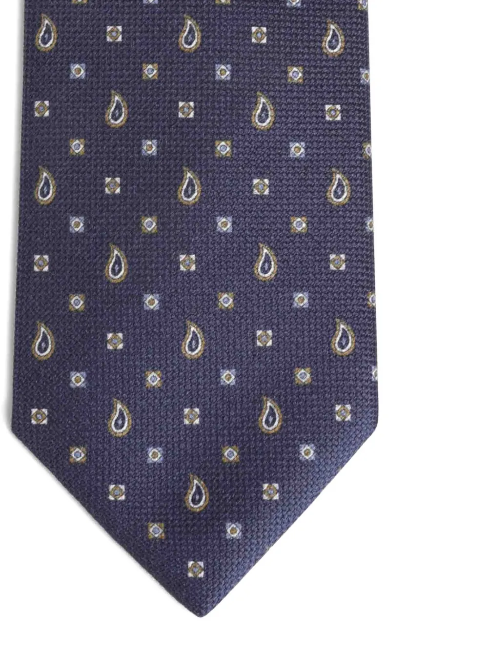Brioni paisley tie - Blauw