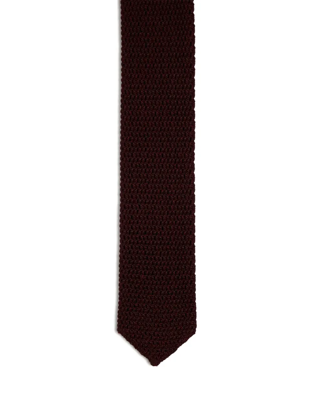 TOM FORD knitted silk tie - Rood