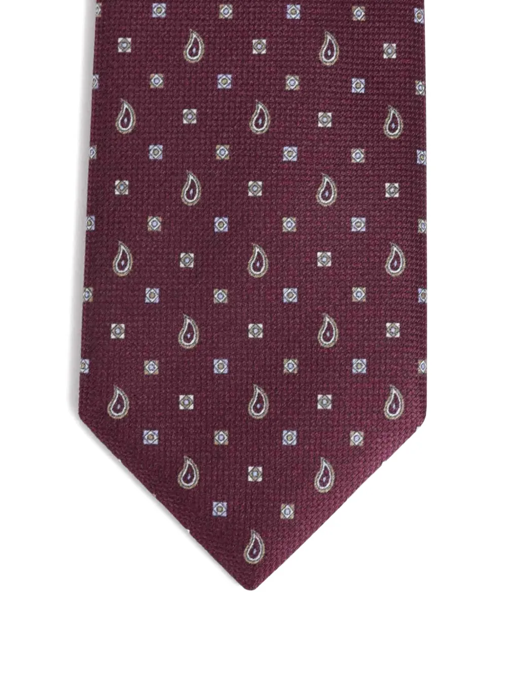 Brioni paisley-motif tie - Rood