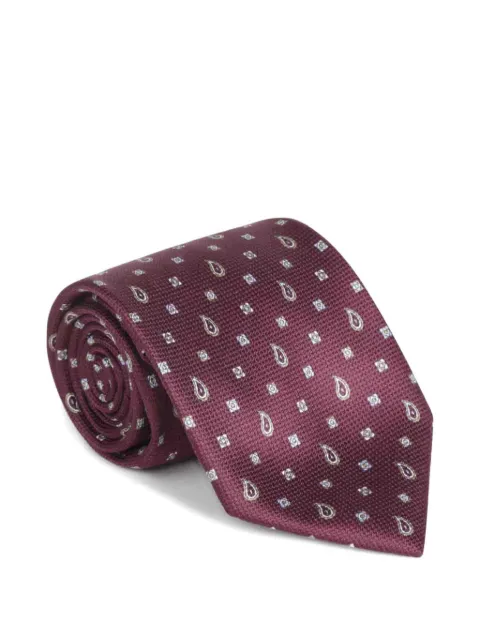 Brioni paisley-motif tie
