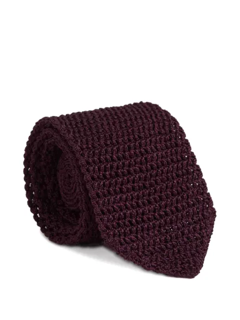 TOM FORD knitted silk tie