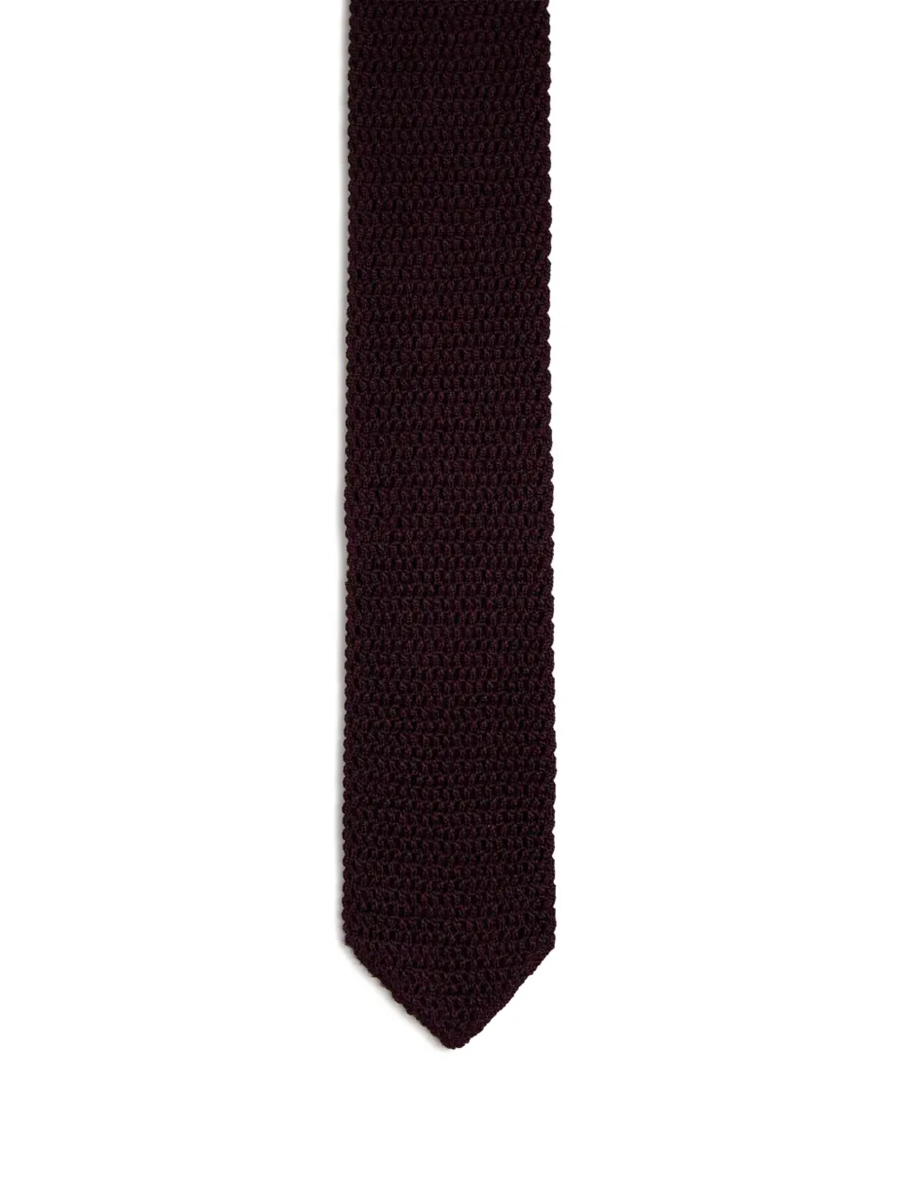 TOM FORD knitted silk tie - Paars