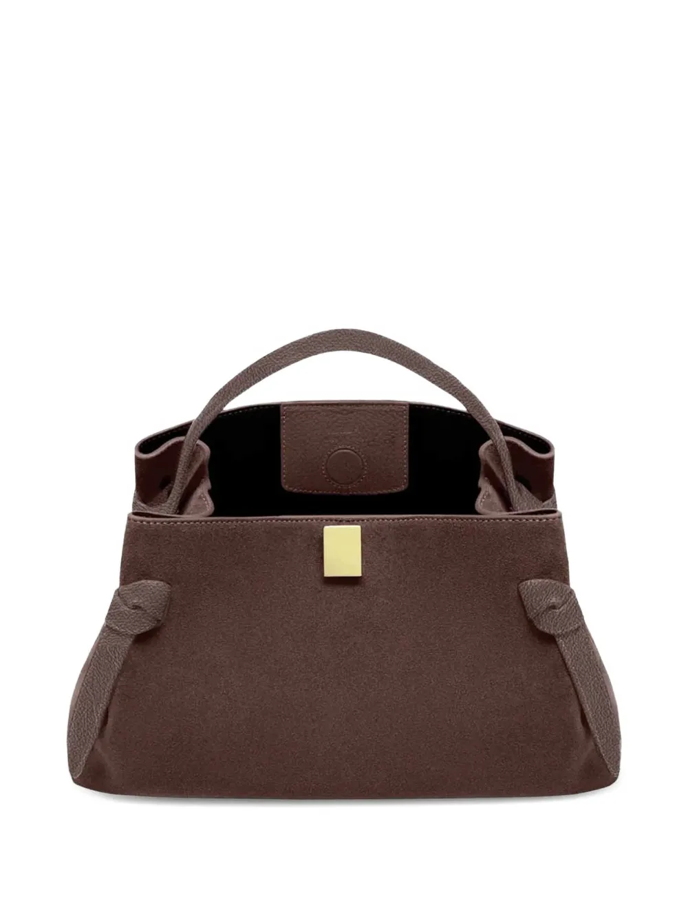 Yuzefi Gyoza suède shopper Bruin