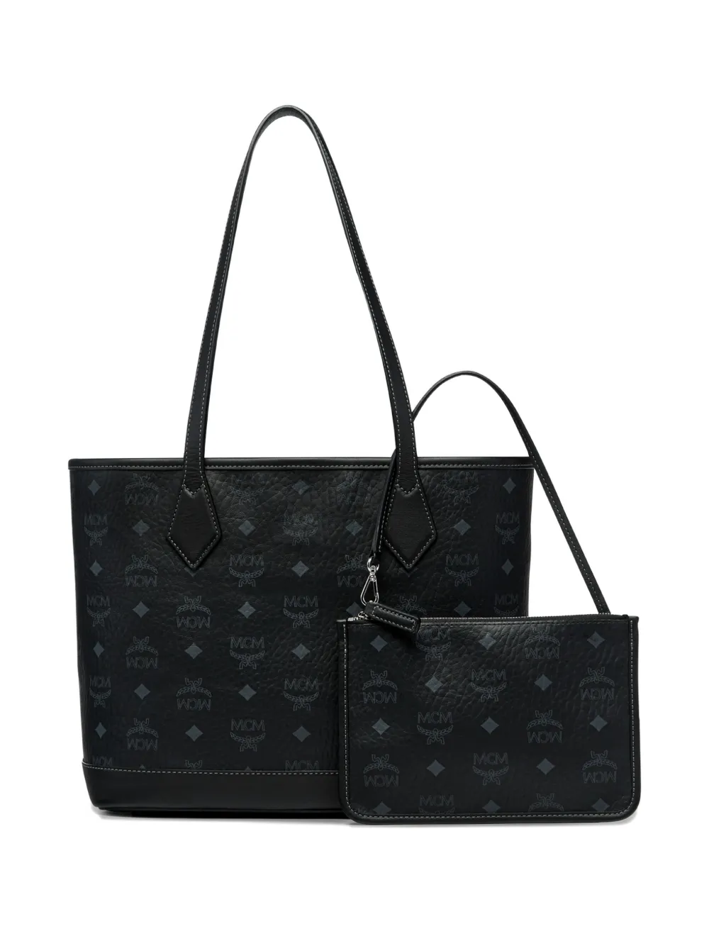 MCM ロゴ ハンドバッグ | ブラック | FARFETCH JP