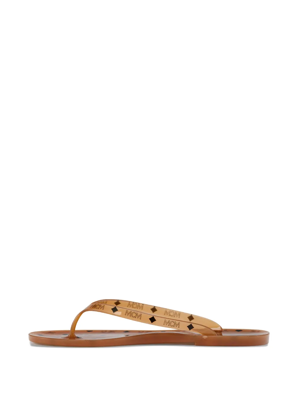 MCM Sandalen met monogramprint Bruin