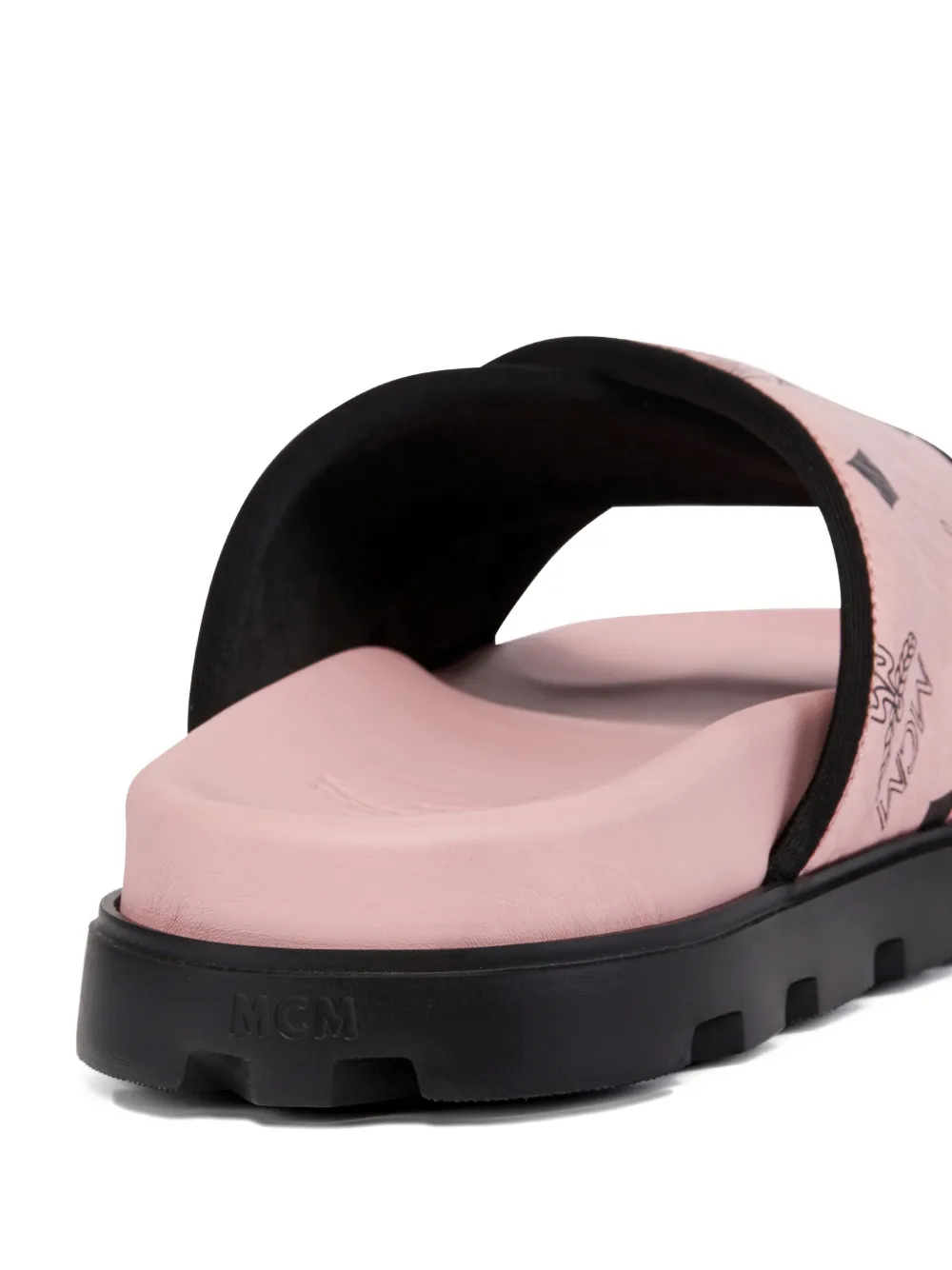 MCM Sandalen met logopatroon Roze