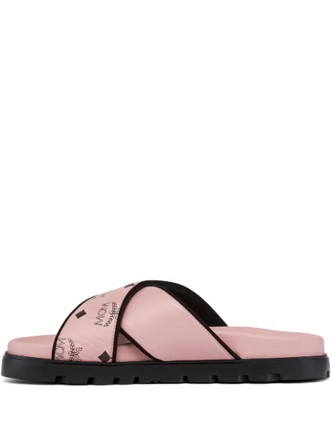 MCM logo-motif flat sandals