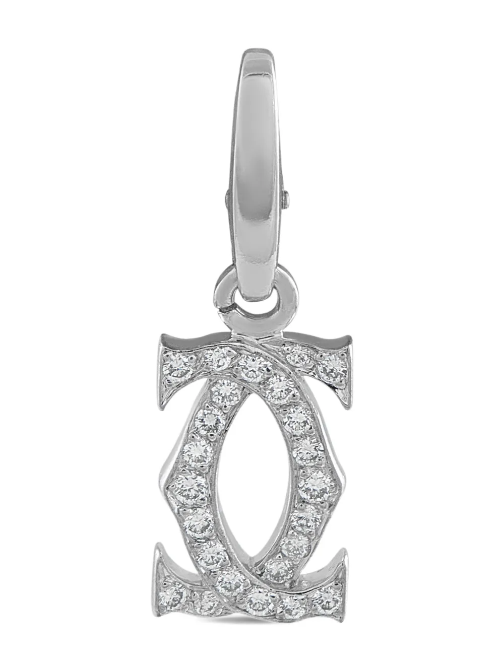 Cartier 18K white gold diamond pendant - Silber